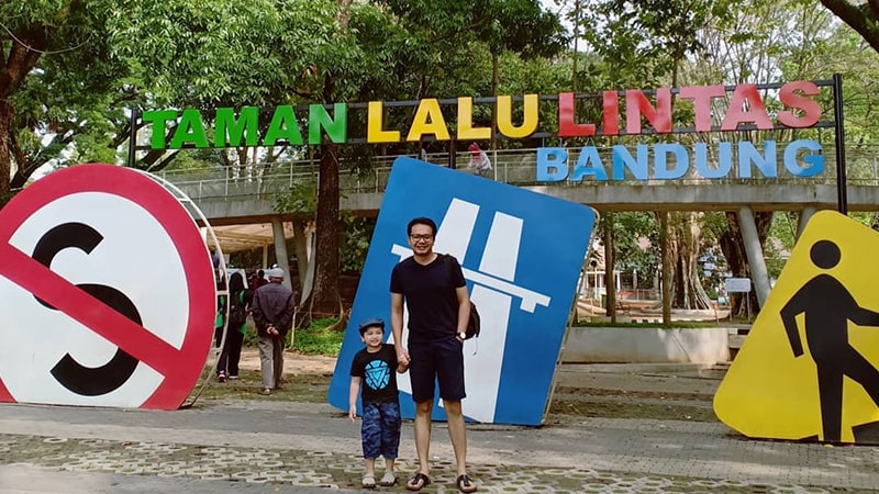 Tempat Wisata Anak di Bandung - Taman Lalu LIntas