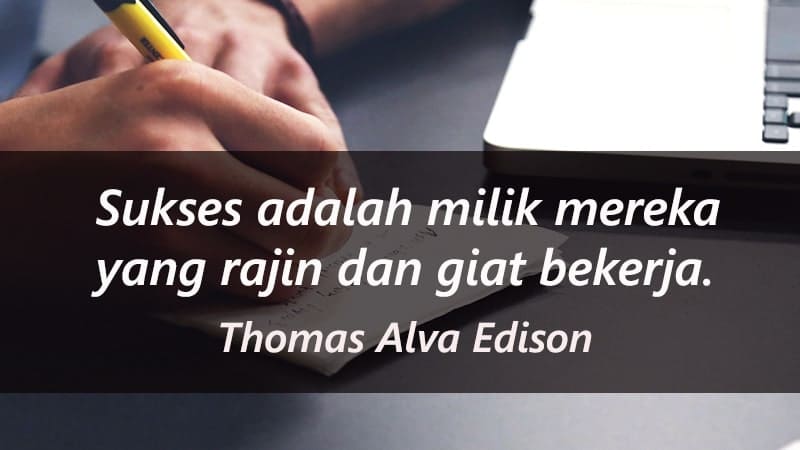 Kata-Kata Motivasi Hidup - Thomas Alva Edison