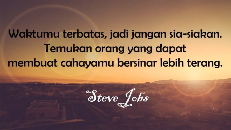 Kata-Kata Semangat Hidup - Steve Jobs