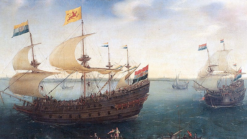 Biografi Sultan Ageng Tirtayasa - Kapal Perang Belanda