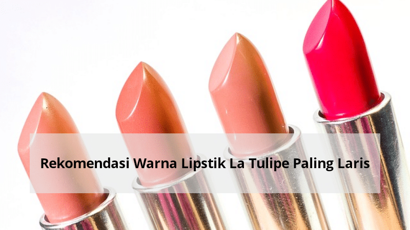 Rekomendasi Warna Lipstik La Tulipe Paling Laris